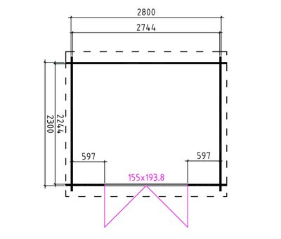 afmetingen_interflex_blokhut_3025l