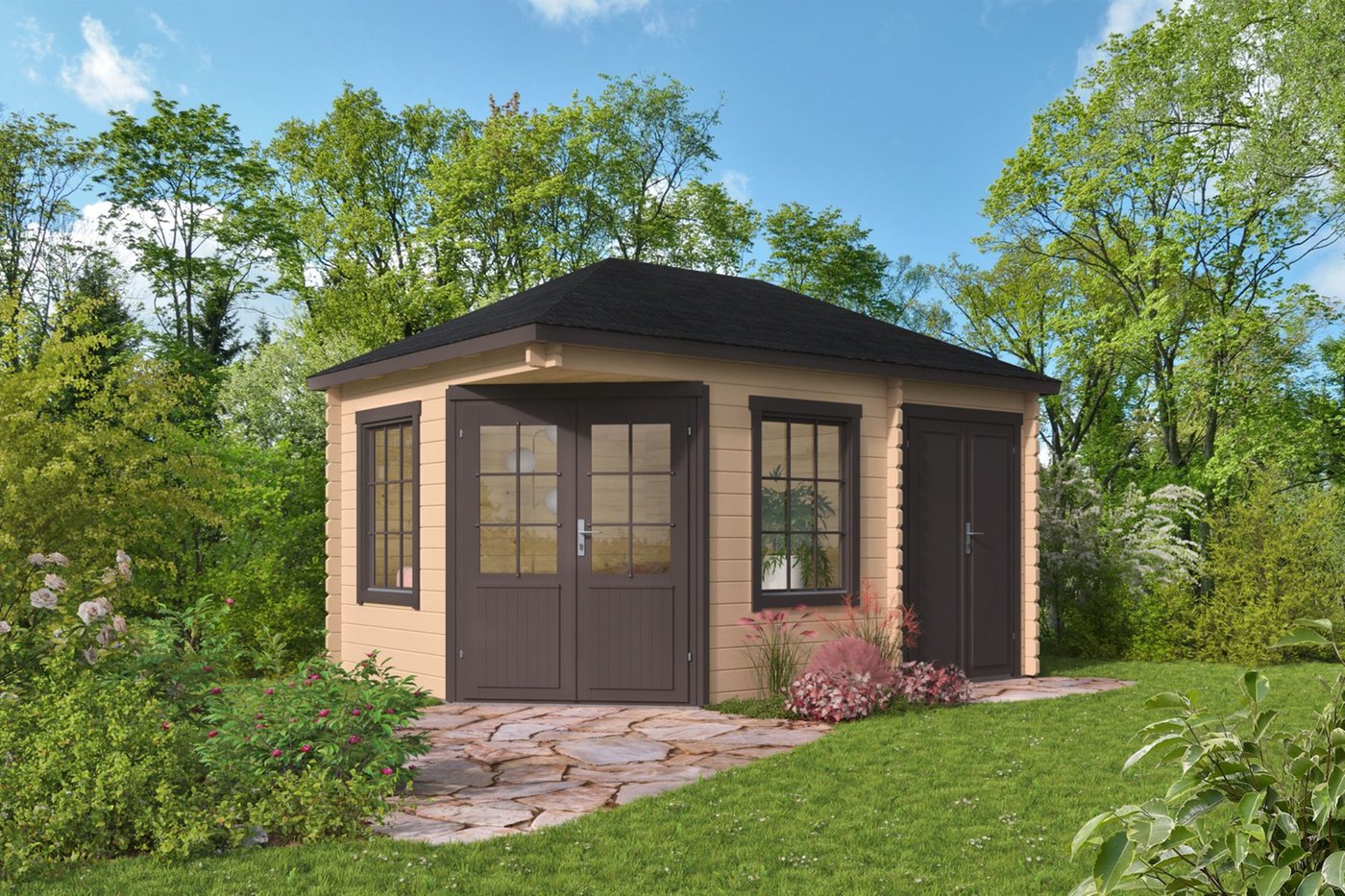 agnes_log_cabin_painted