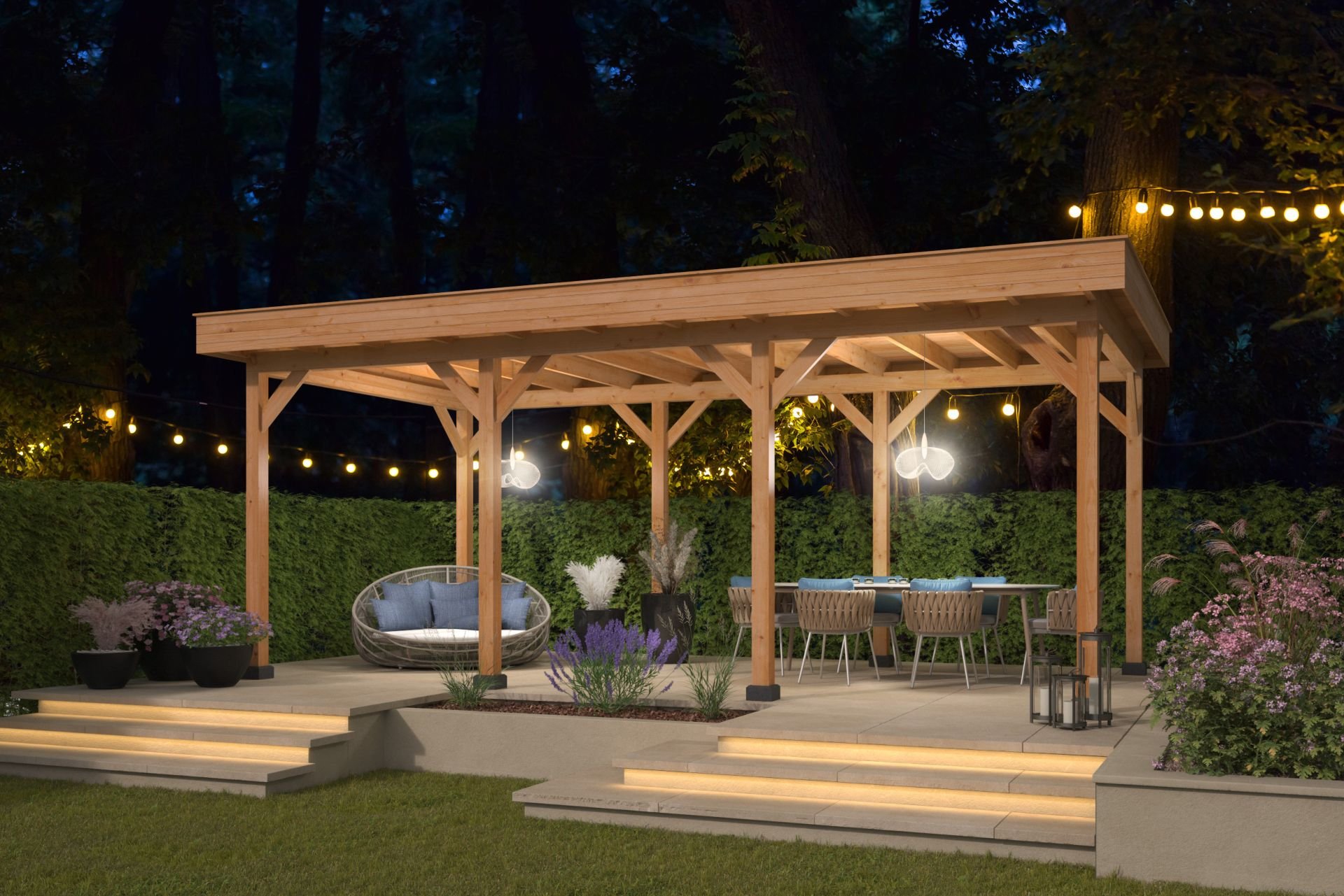 Baako Gazebo 6.9 x 3.8m-167192