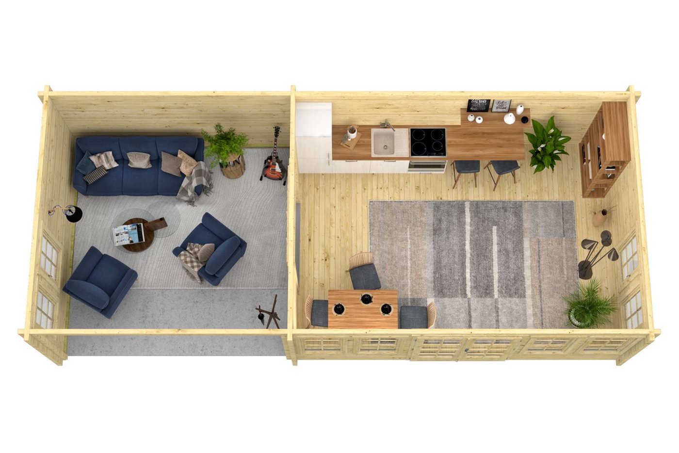 ben_clockhouse_log_cabin_inside