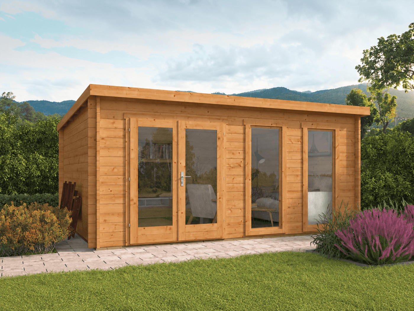 blokhut_annabel_red_class_wood