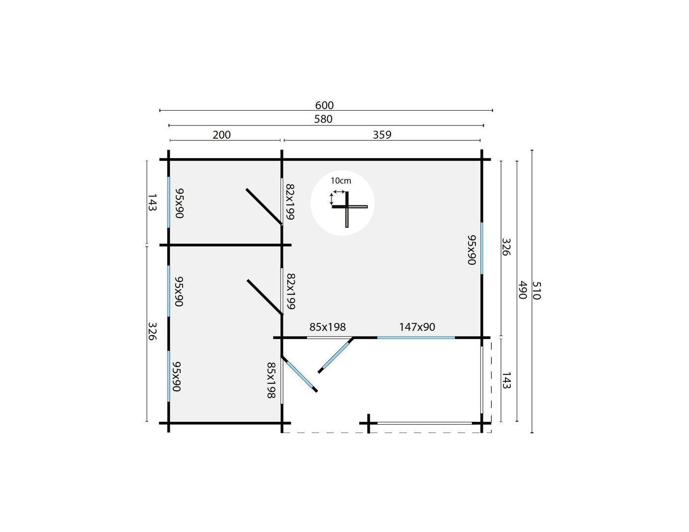 blokhut_edelweiss_plattegrond