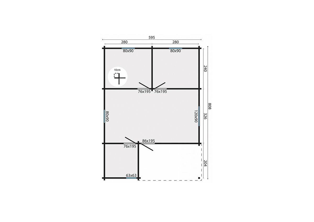 blokhut_javea_plattegrond