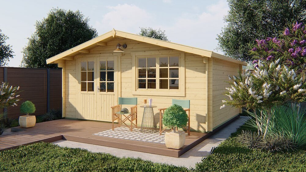 Leipzig Log Cabin 5x4m-166719 