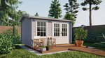 chloe_log_cabin_painted