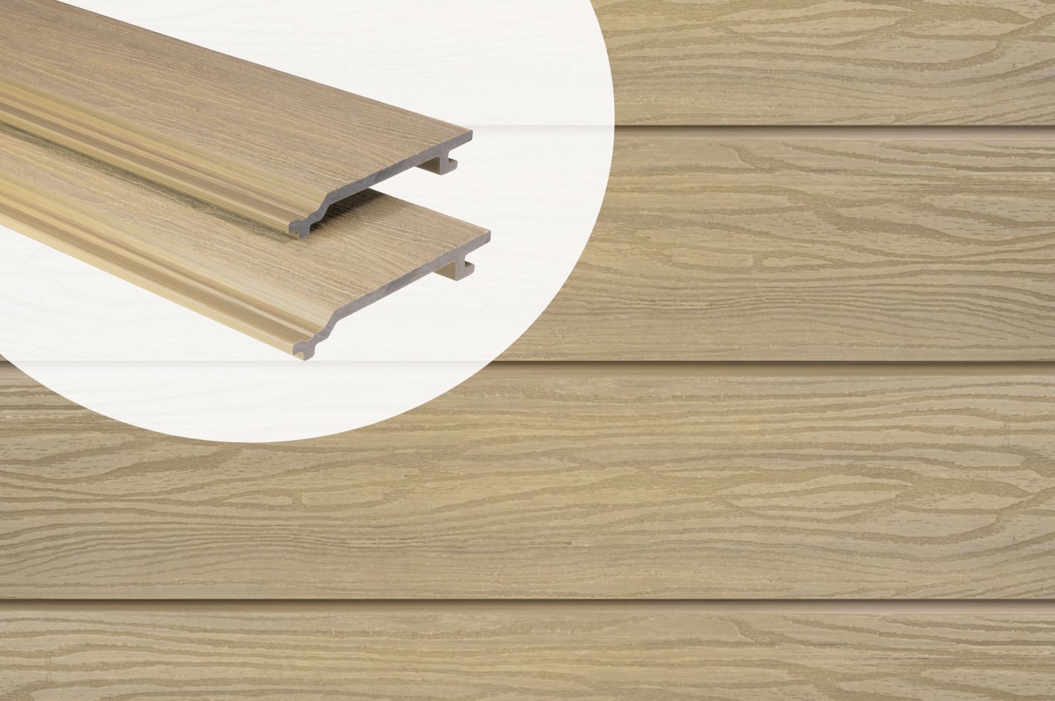 Composiet Timmdek Channelsiding 2 x 15 x 290 cm Red Cedar