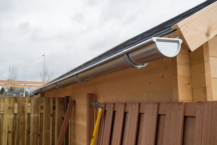 Galvanised Guttering Set | 600cm | Tuin