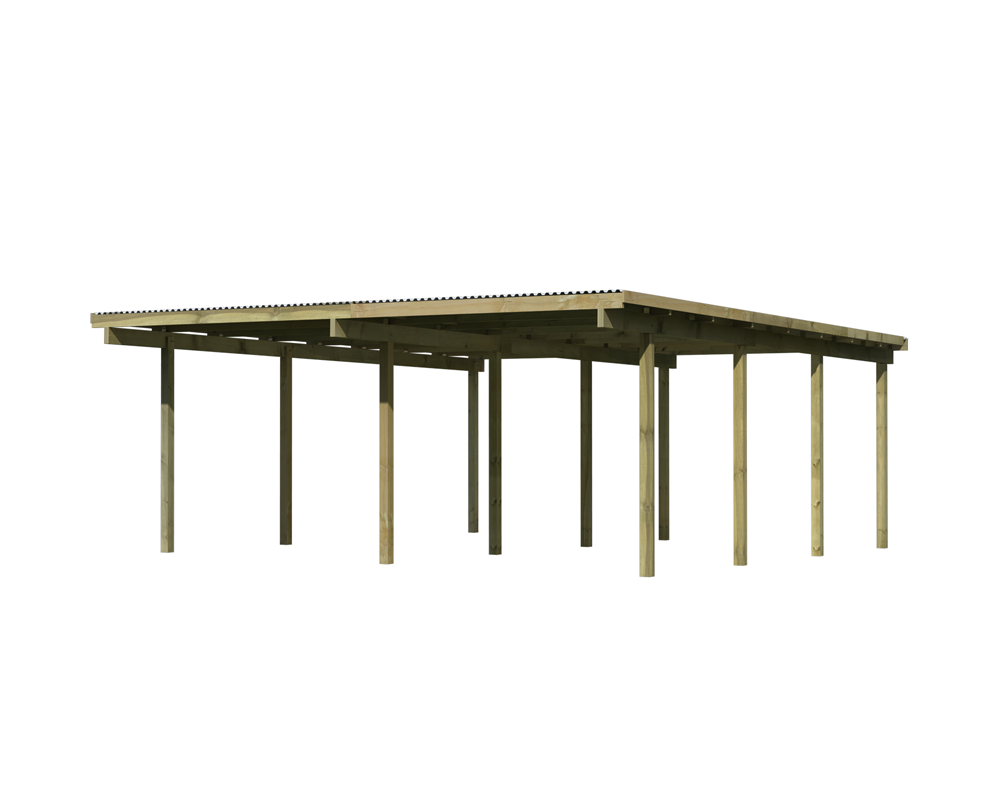 dubbele_houten_carport_karibu_62041_constructie