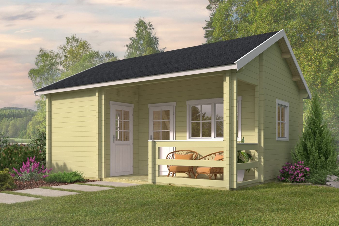 edelweiss_log_cabin_painted