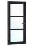 enkele_steellook_deur_vuren_enkelglas_110x212_zwart_links_incl_rvs_slot