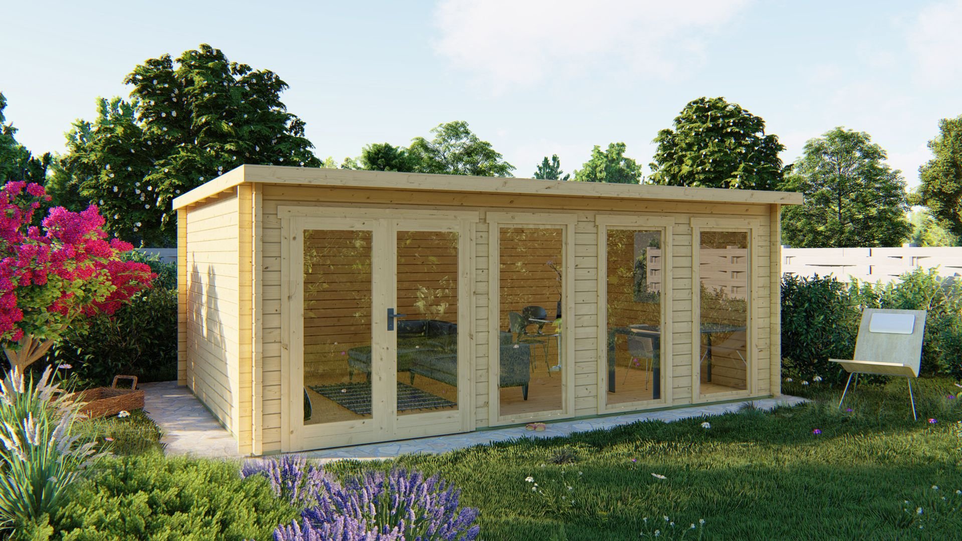 Gabriella Log Cabin 5.95m x 4m | Tuin Garden Buildings