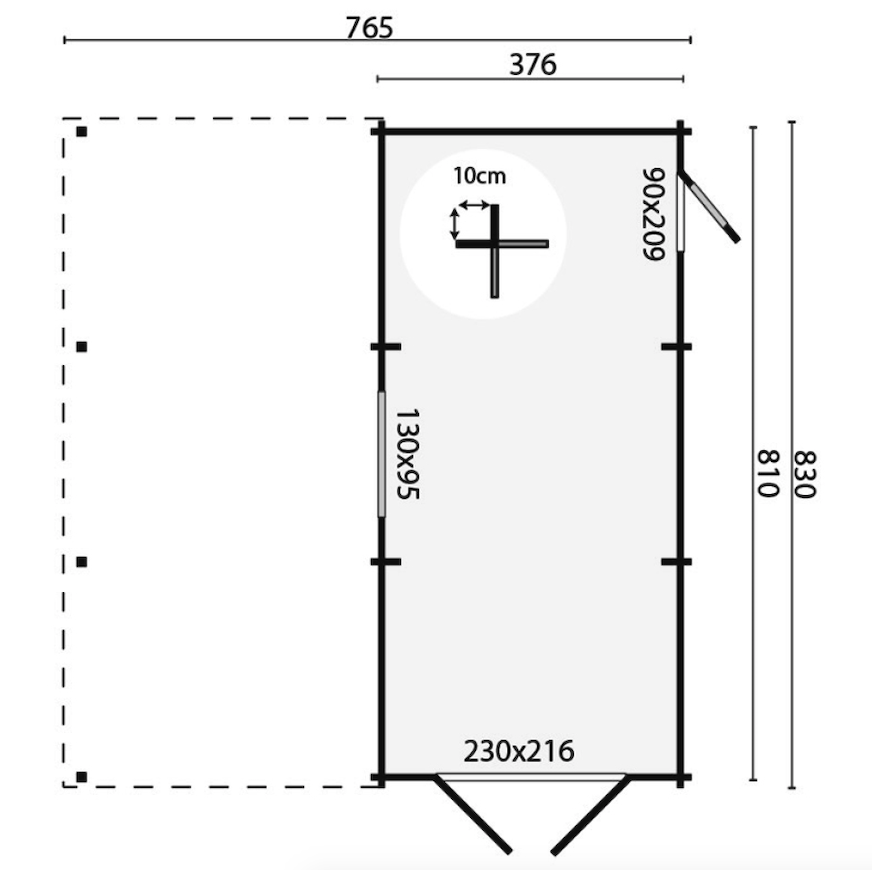 garage_carport_berggren_plattegrond