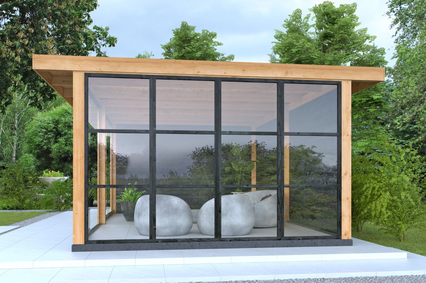 glaswand_steellook_complete_set_4_delig