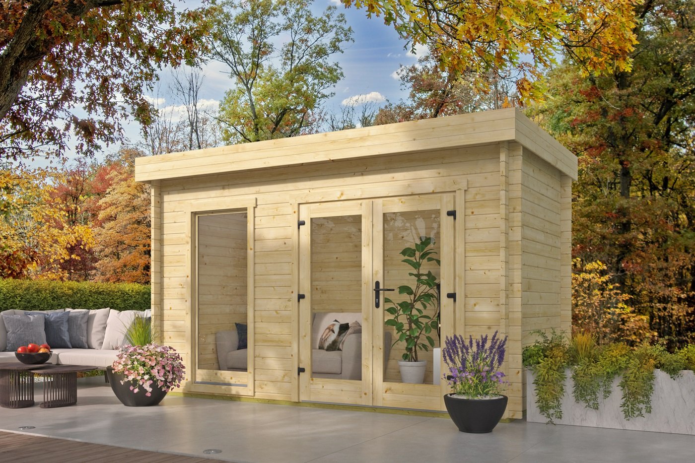 Harriot Log Cabin 4 x 2m