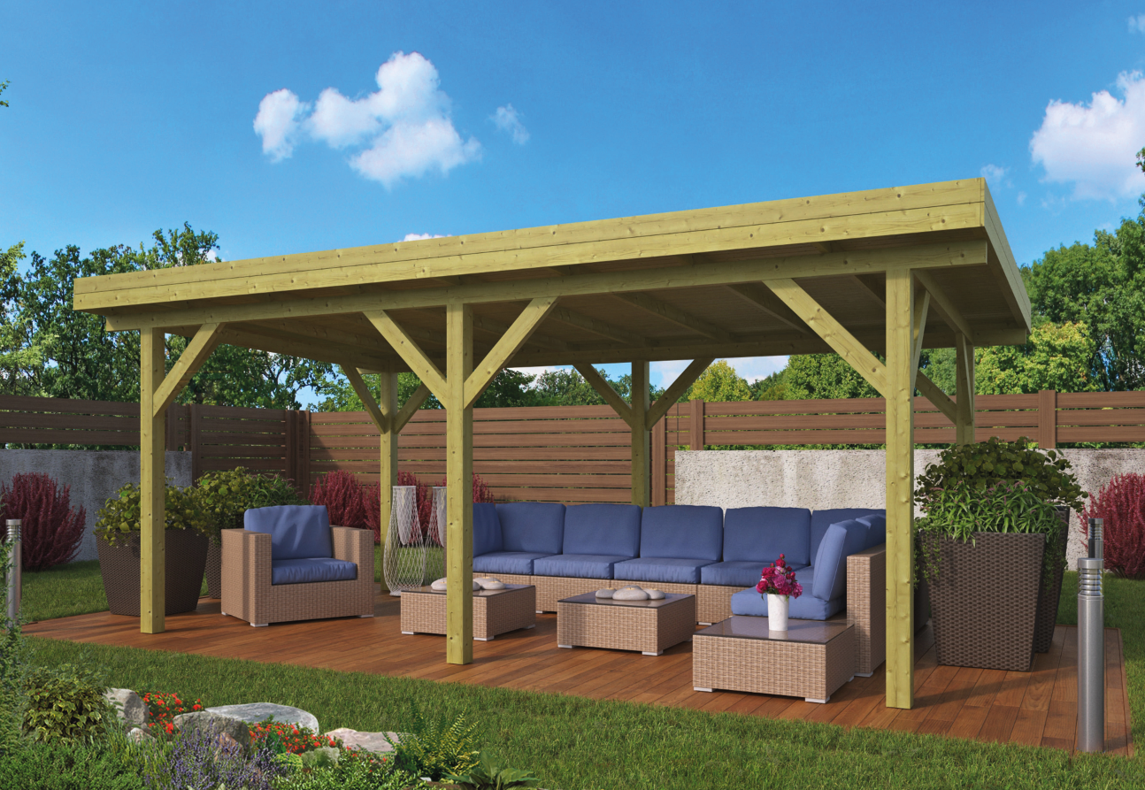 Excellent Modern Gazebo - 5.9m x 3.4m-159788 