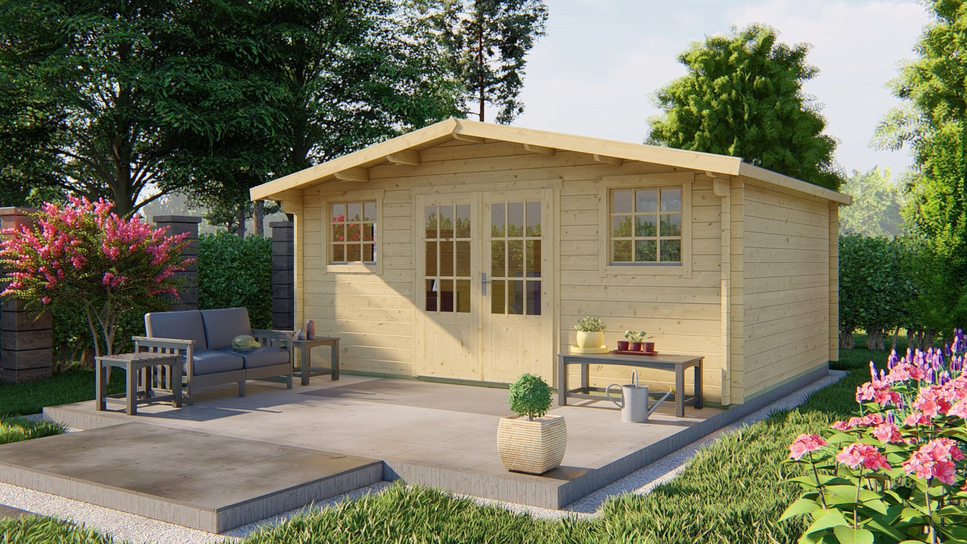 Jackalyn Log Cabin 5.0m x 4.0m-166777