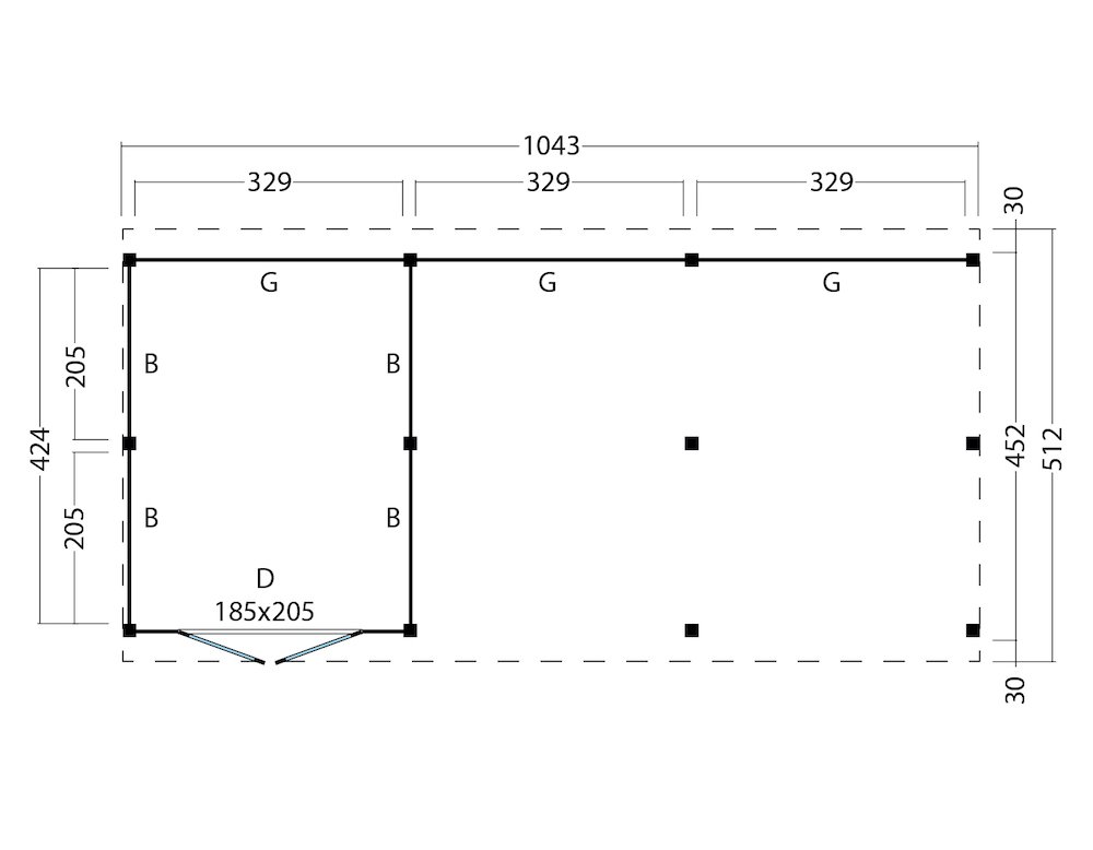 kapschuur_billund_xl_type_7_zwarte_wanden_plattegrond