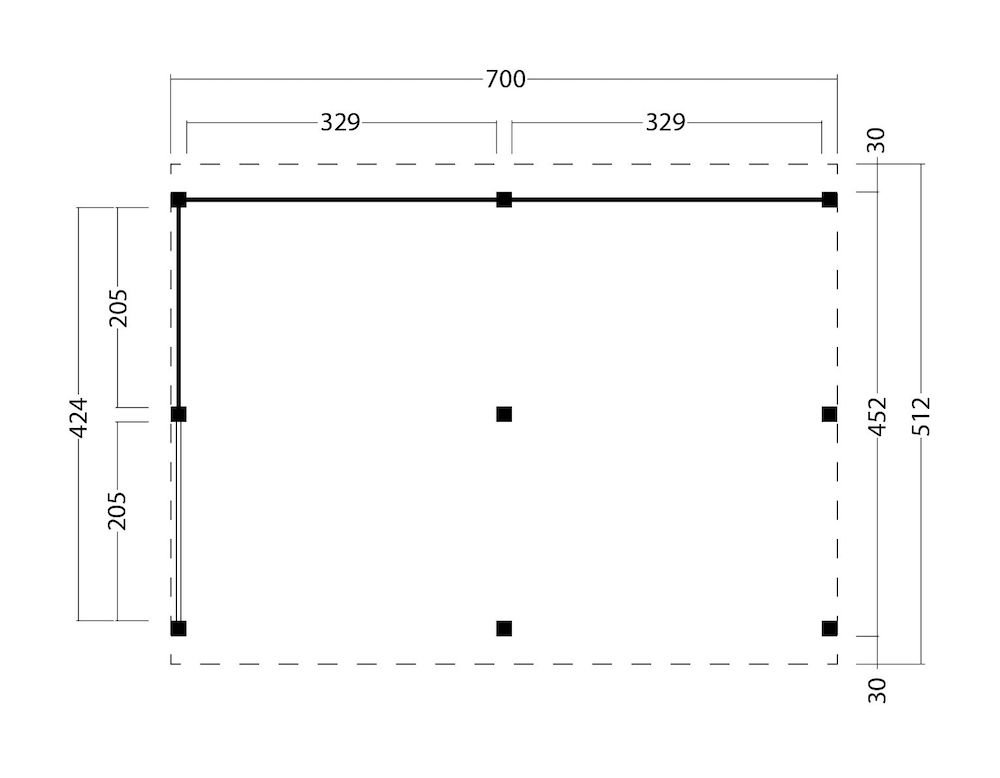 kapschuur_billund_xxl_type_2_blanke_wanden_plattegrond_1