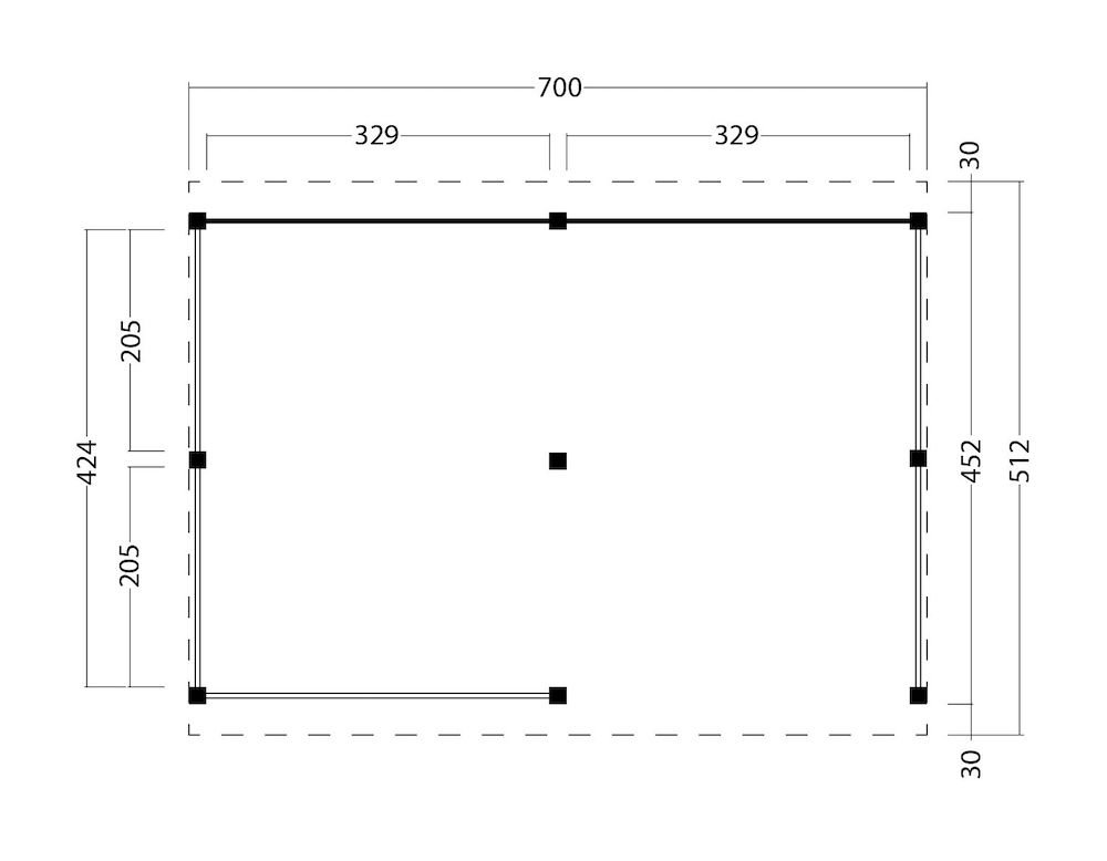kapschuur_billund_xxl_type_4_blanke_wanden_plattegrond