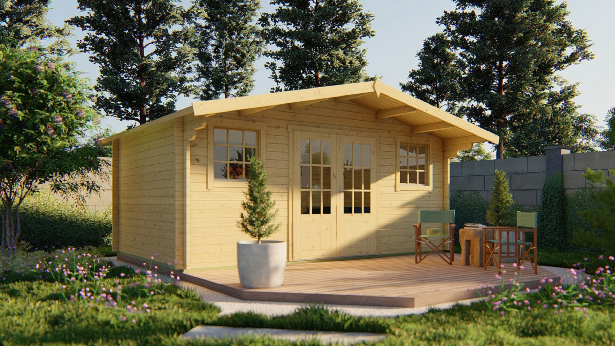 Karen Log Cabin 5 x 3.2m-159864 