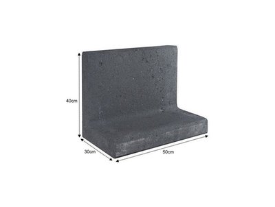 l_element_50x30x40cm_zwart_gardenlux