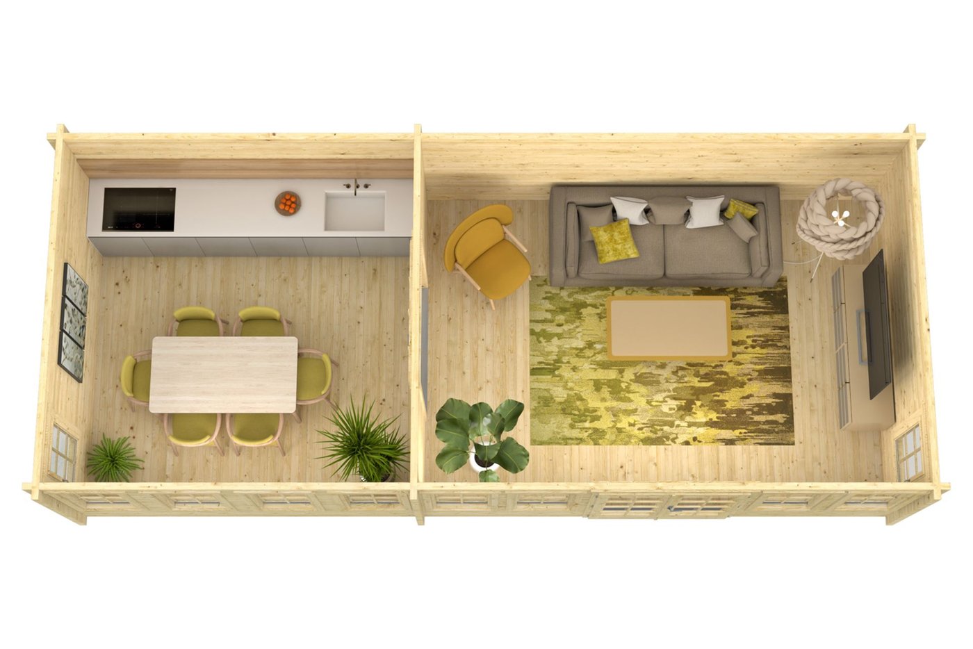 lauren_clockhouse_log_cabin_inside