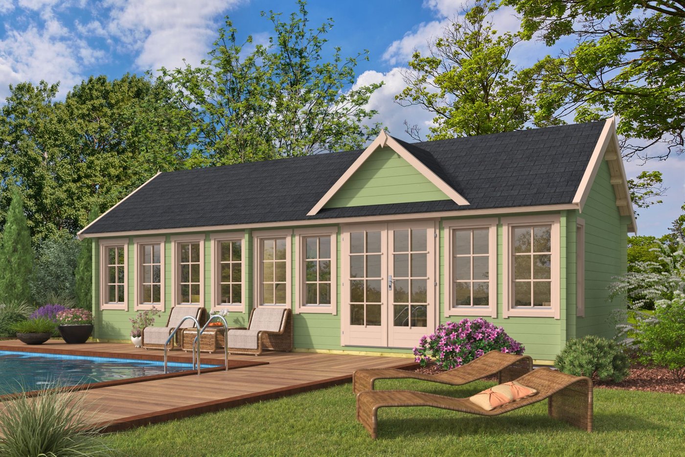 lauren_clockhouse_log_cabin_painted