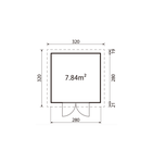 model_GD_Kunststof_Tuinhuis_320x320cm_floor_plan