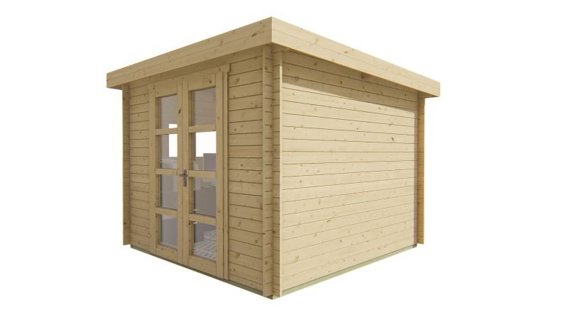 model_blokhut_bodine_voorkant_vrijstaand