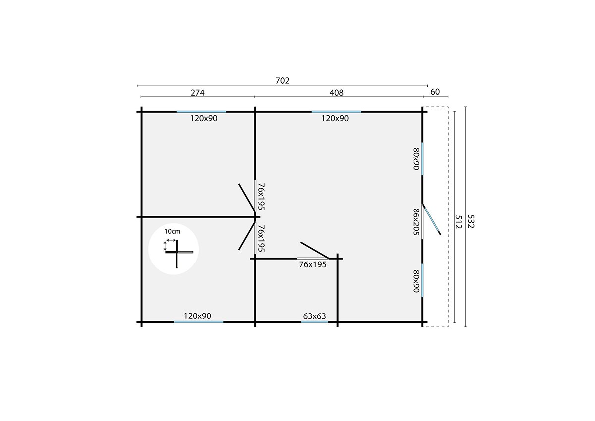 model_blokhut_cadiz_plattegrond