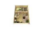 model_blokhut_cadiz_3d_bovenaanzicht