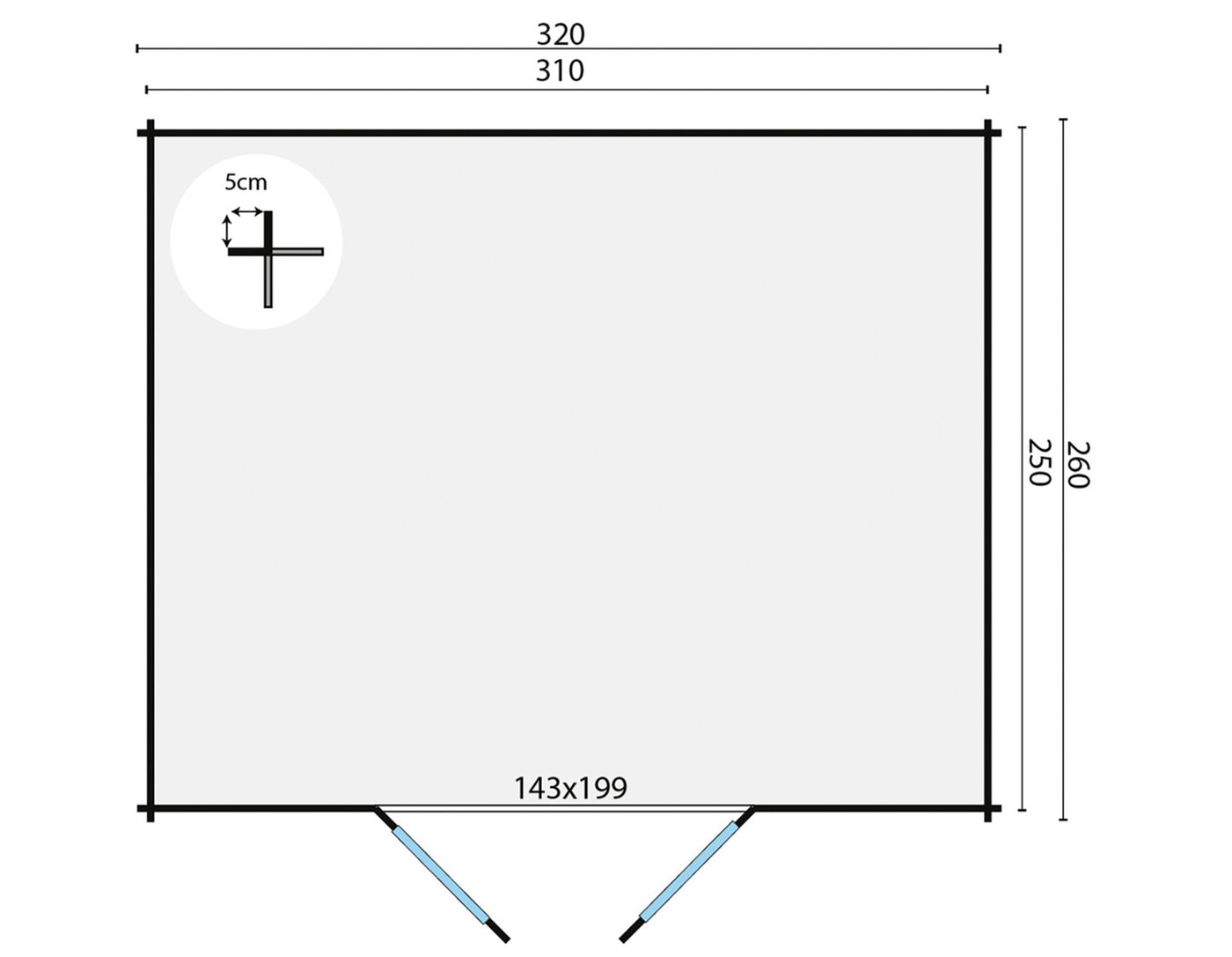 model_blokhut_hypermodern_plattegrond