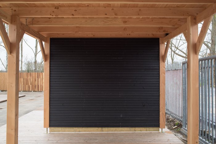 Double Lip Spruce Cladding | Black 22x140x400cm Weatherproof | Tuin