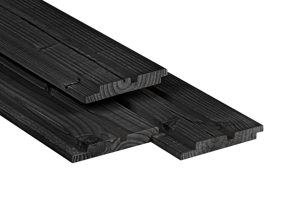 model_douglas_dubbel_blokprofiel_19_130_geschaafd_zwart_gespoten