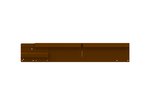 model_hoekstuk_borderrand_flexline_straightcure_100mm
