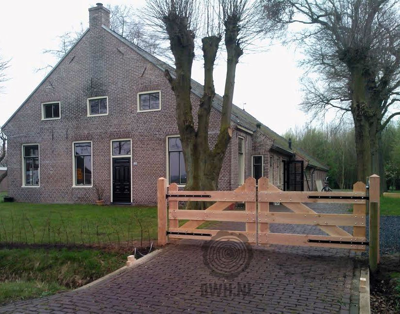 model_luxe_oprijlaan_hek_hout