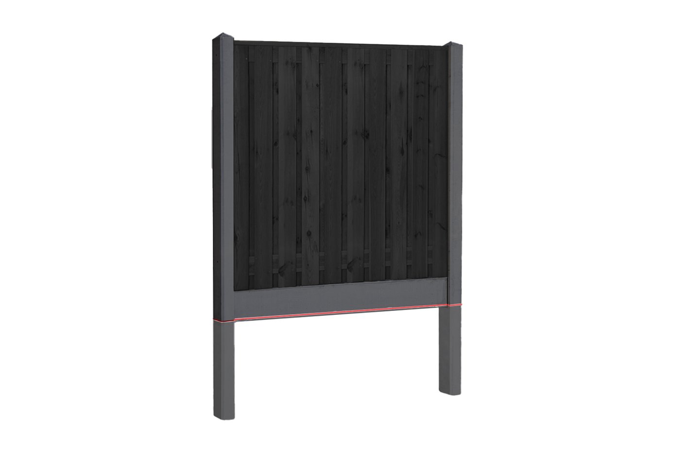 model_schutting_startpakket_zwart_vuren_met_antraciet_beton_200x200_cm