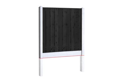 model_schutting_startpakket_zwart_vuren_met_wit_grijs_beton_200x200_cm