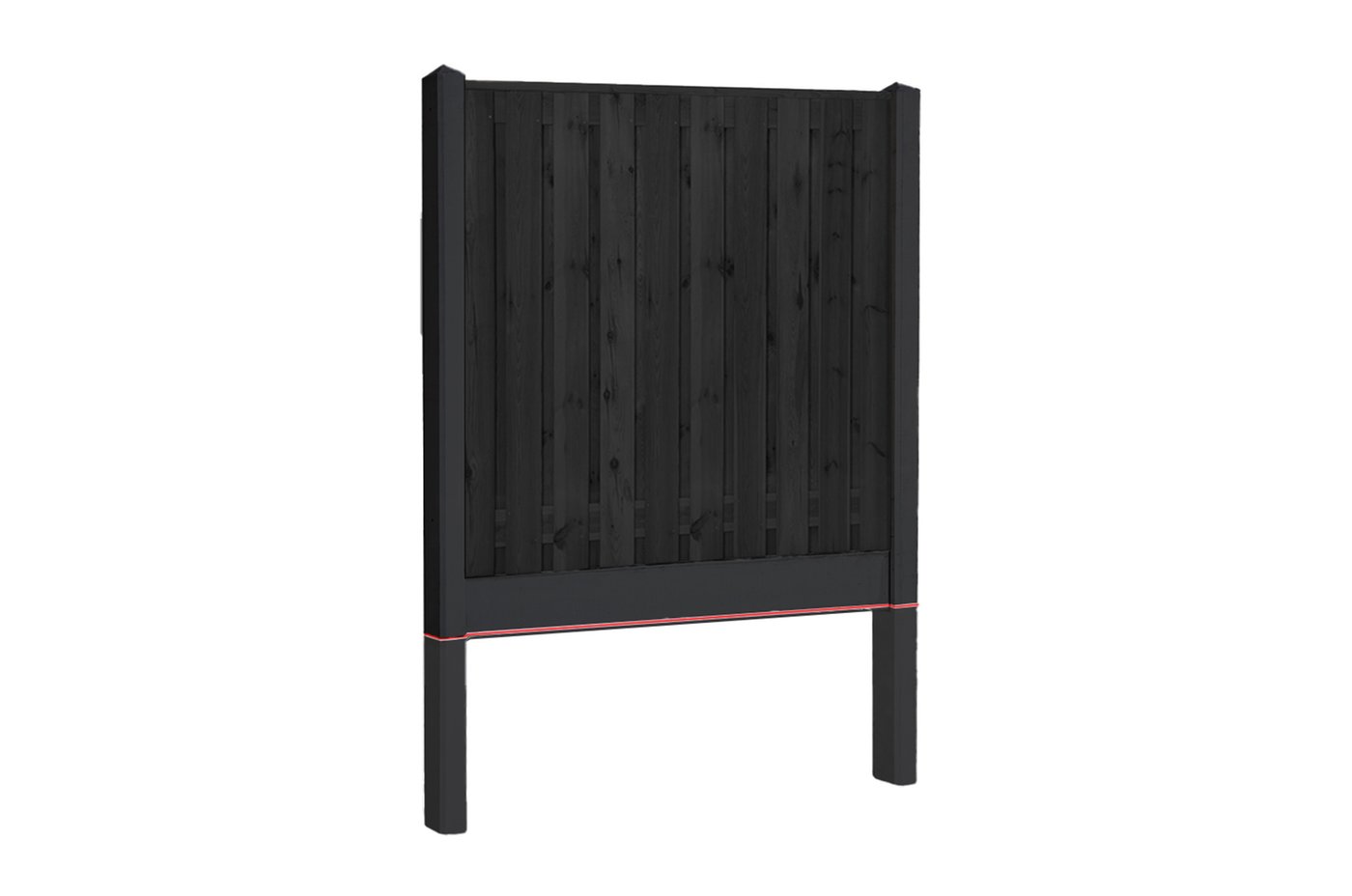 model_schutting_startpakket_zwart_vuren_met_antraciet_gecoat_beton_200x200_cm