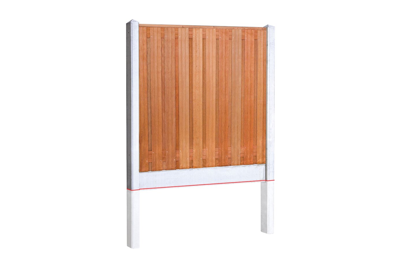 model_schutting_startpakket_harhout_met_wit_grijs_beton_200x200_cm