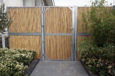 model_schuttingdeur_bamboowall_cilinderslot