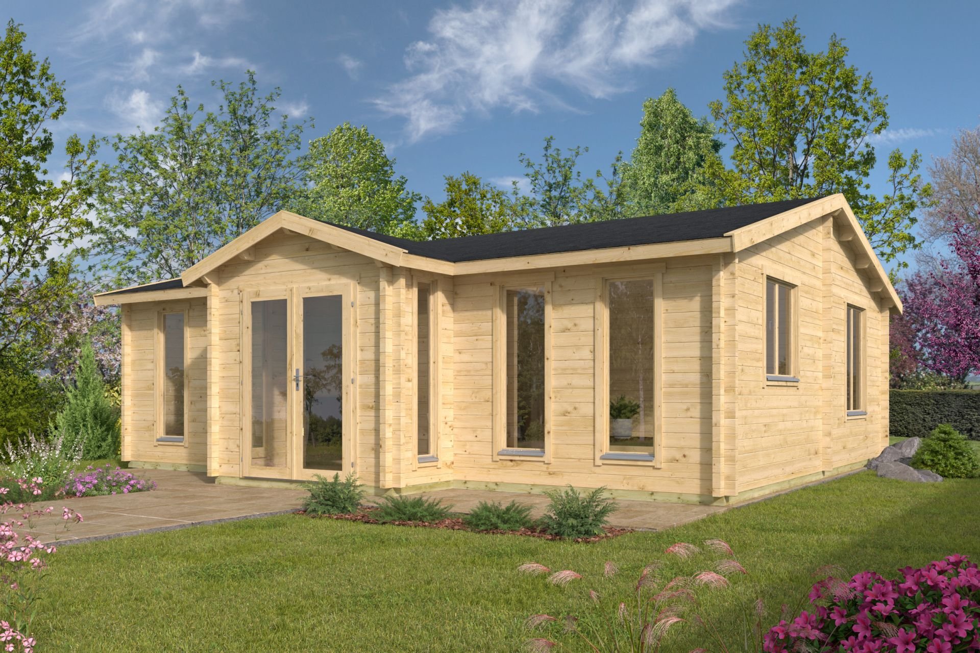 Mullingar Log Cabin 8.50 x 7.90m-163152 