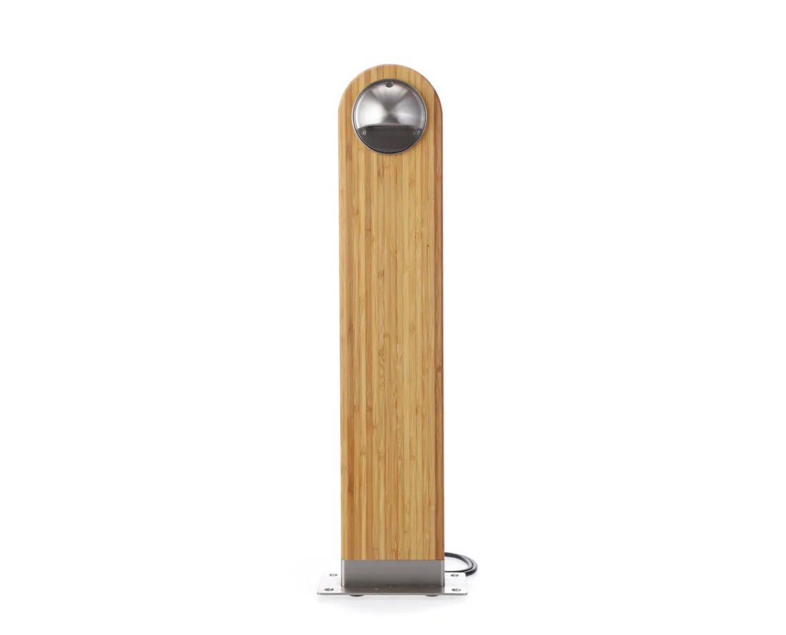 one_bamboo_rvs_24v_led_tuinlamp_vooraanzicht