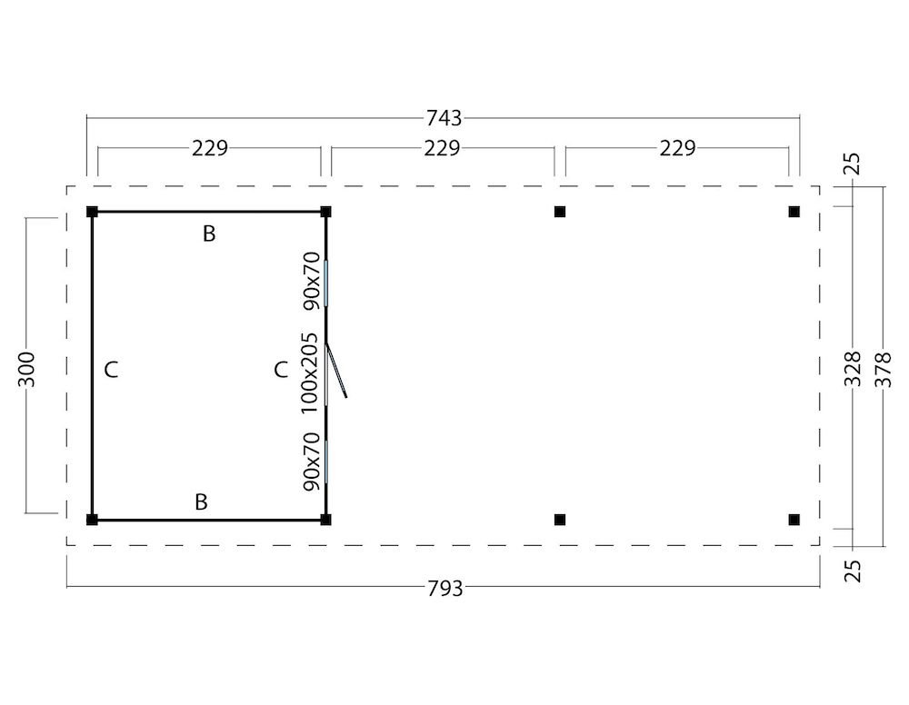 overkapping_odense_xl_type_8_blanke_wanden_plattegrond