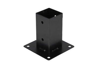 paalhouder_op_plaat_7x7_zwart