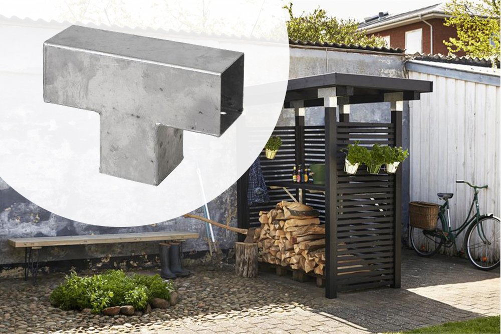 Poteau De Tente 4 Connecteurs Tente Aluminium - Angle 150°, Pour Tubes