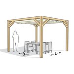 pergola_4_palen_gebroken_wit_doek_2