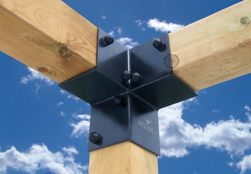 Stand Alone" freistehende Pergola 370 x 500 cm - Anthrazit