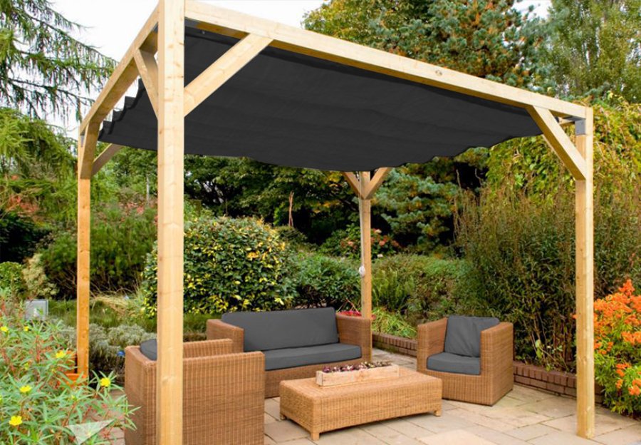 pergola_stand_alone_zwart_doek_lariks_frame_1