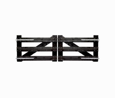poort_hek_zwart_gespoten_300cm